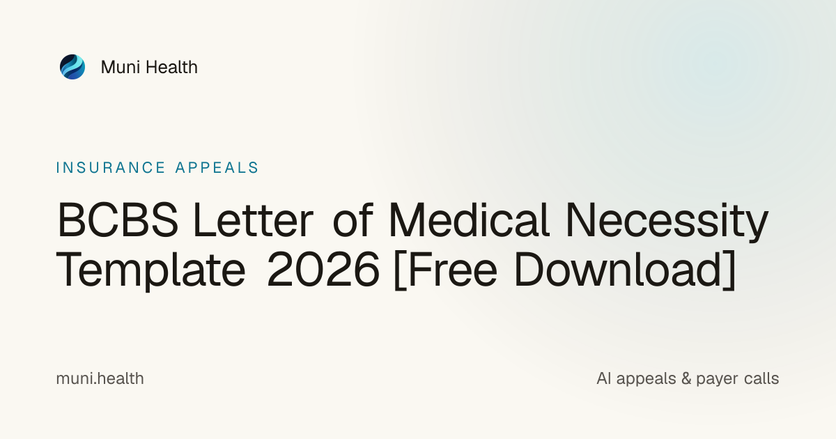 BCBS Letter of Medical Necessity Template 2026 [Free Download] | Muni ...